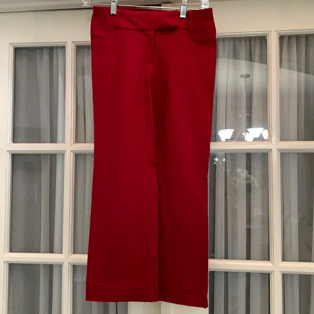 Vintage O&C red stretch cropped pants Size S
